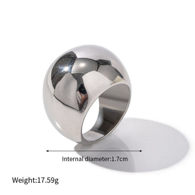 18k stainless steel ring