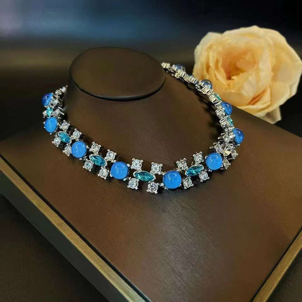 Vintage Blue Jewelry Set