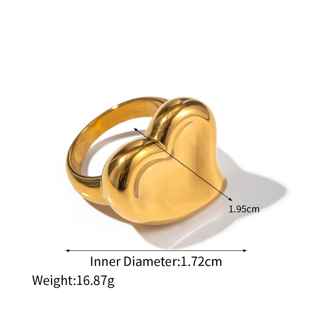 18k stainless steel ring