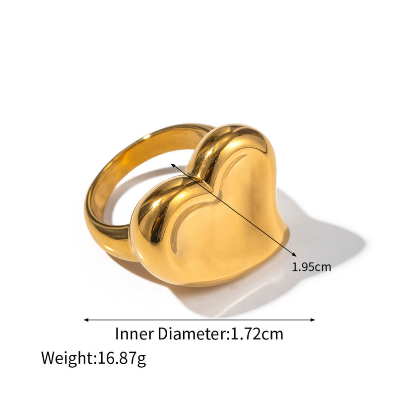 18k stainless steel ring