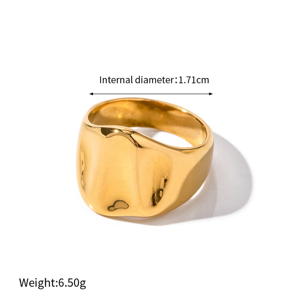 18k stainless steel ring