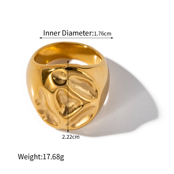 18k stainless steel ring