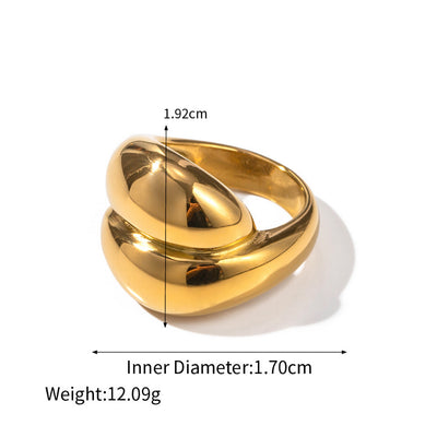 18k stainless steel ring