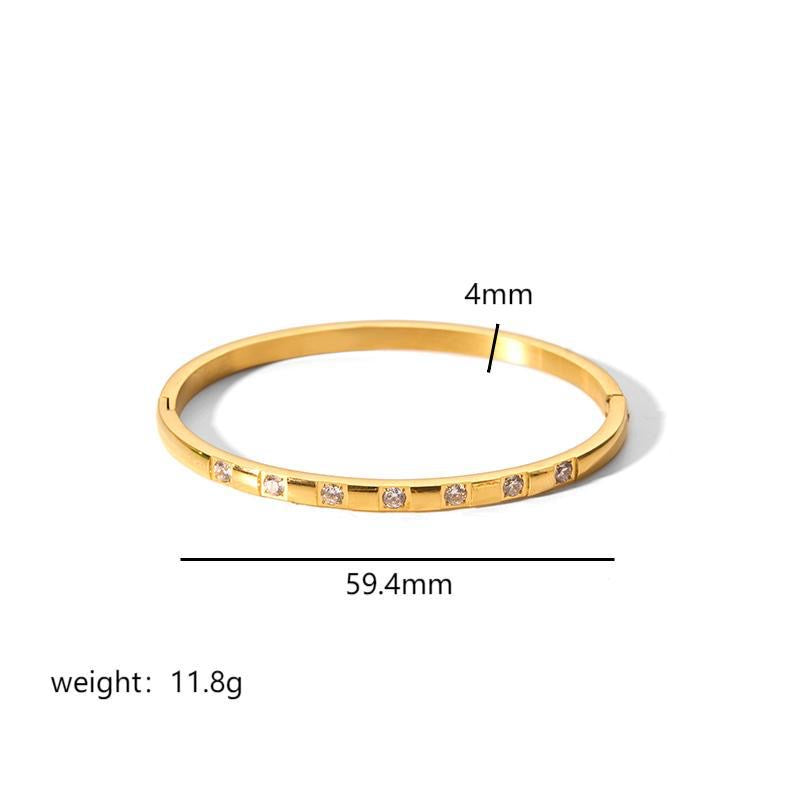 Girls' gold bracelet-18k gold plated