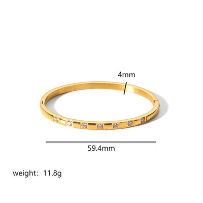 Girls' gold bracelet-18k gold plated