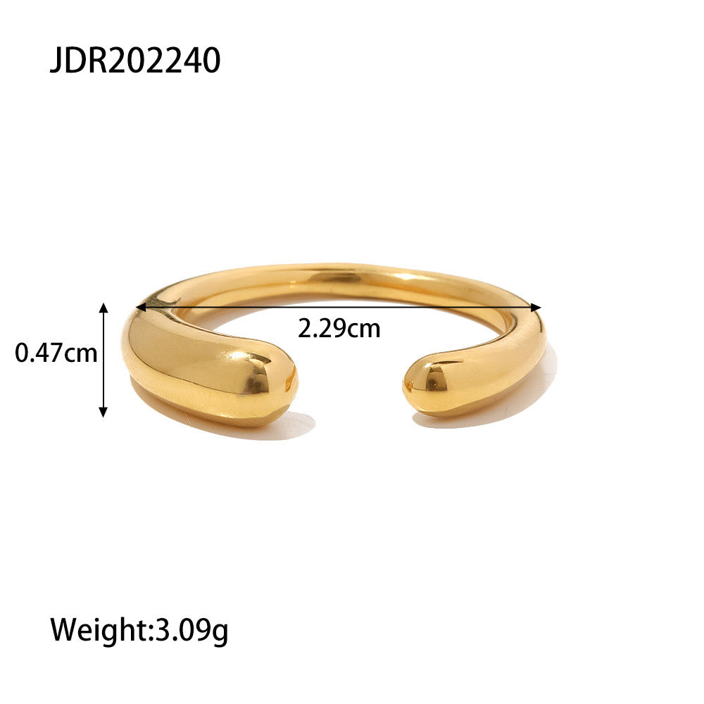 18k stainless steel ring