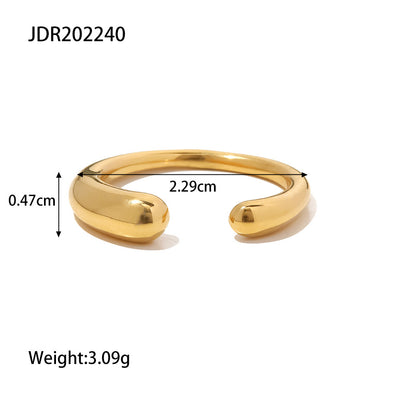 18k stainless steel ring