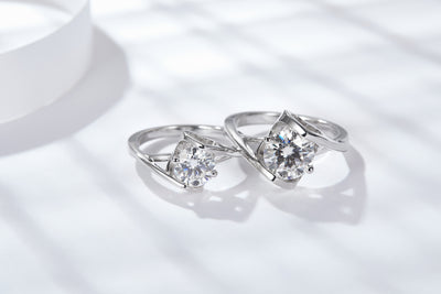 1/2CT Love Around Shiny Moissanite Ring