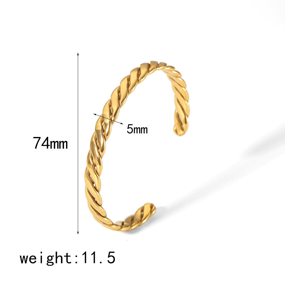 Girls' gold bracelet-18k gold plated