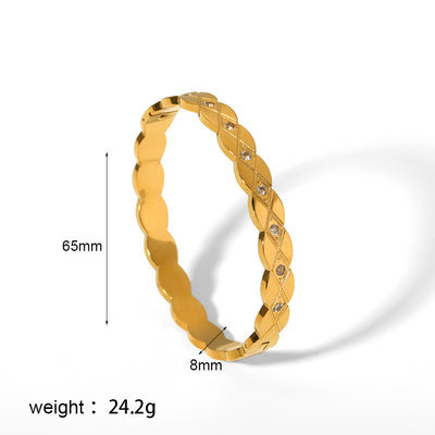 Girls' gold bracelet-18k gold plated