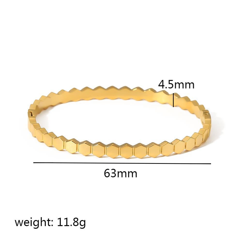 Girls' gold bracelet-18k gold plated