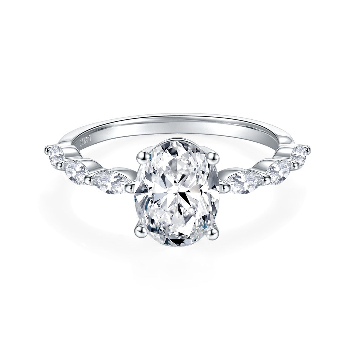 2CT Moissanite Ring For Queen And Princess Customizable Exclusive Name