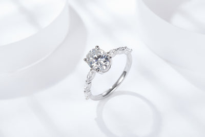 2CT Moissanite Ring For Queen And Princess Customizable Exclusive Name