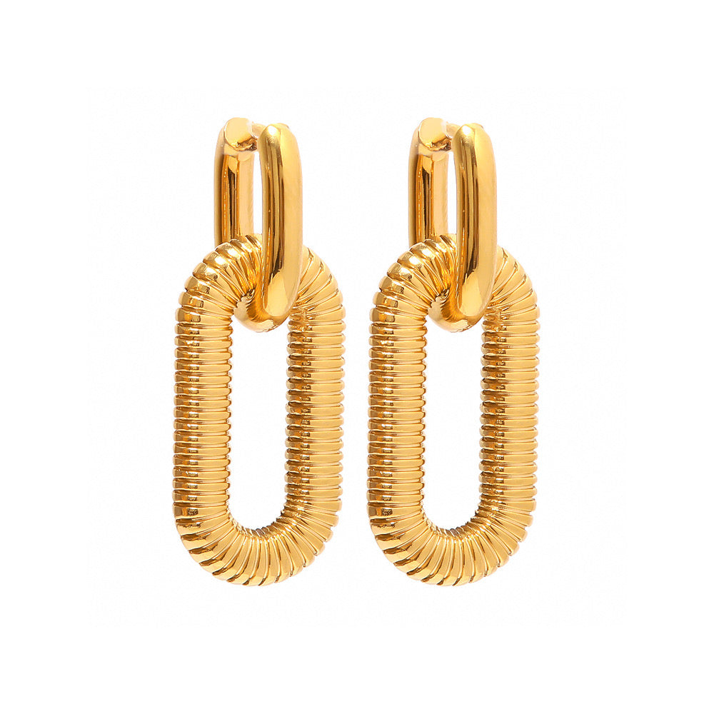 18k gold plated earrings