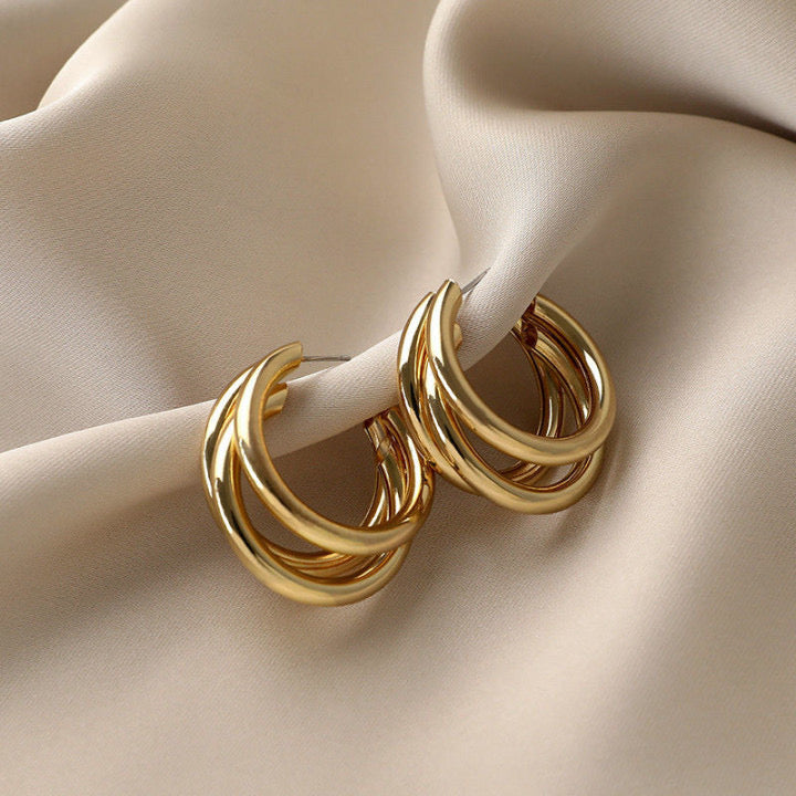 18k gold plated earrings