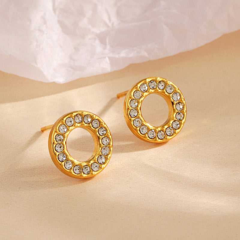 18k gold plated earrings