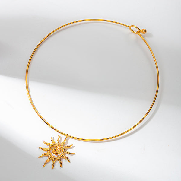 18k gold plated necklace