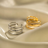 18k stainless steel ring
