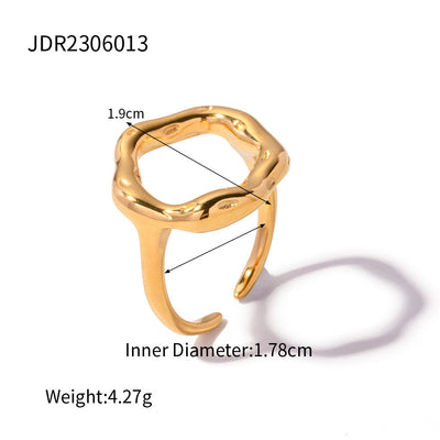 18k stainless steel ring