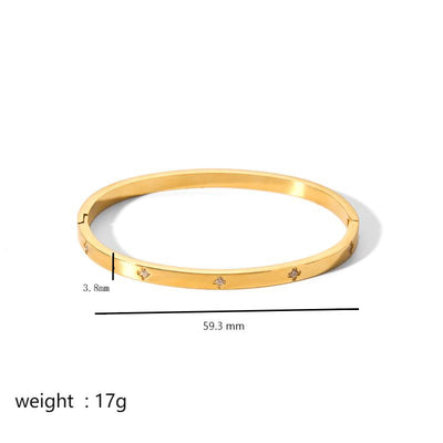 Girls' gold bracelet-18k gold plated