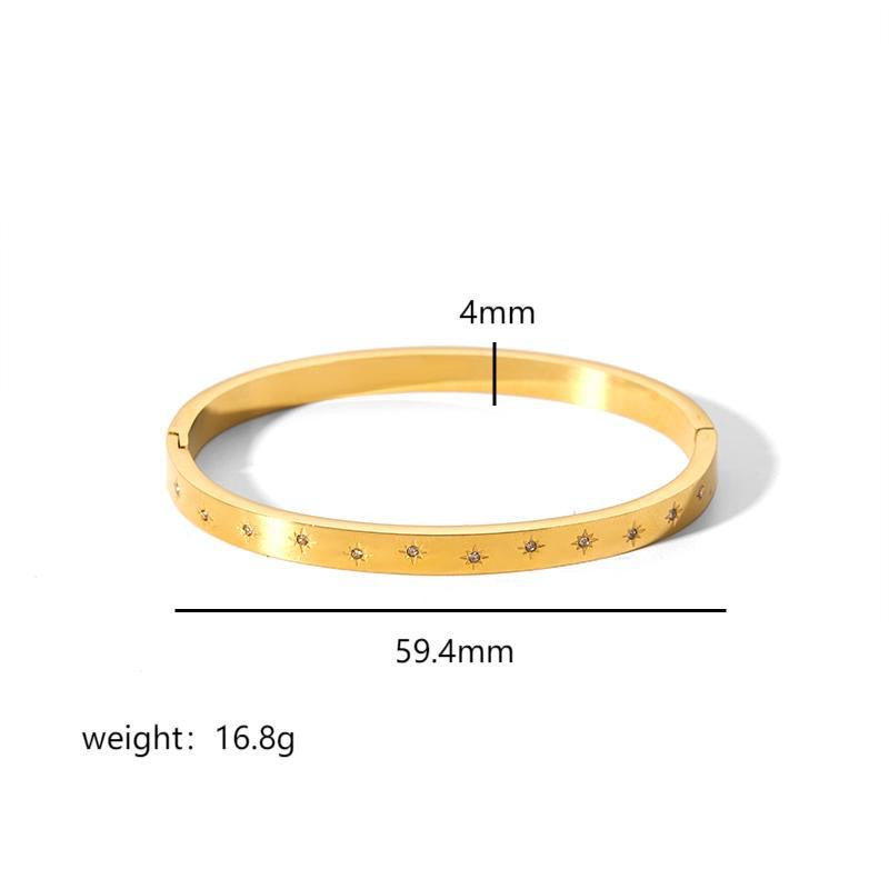 Girls' gold bracelet-18k gold plated