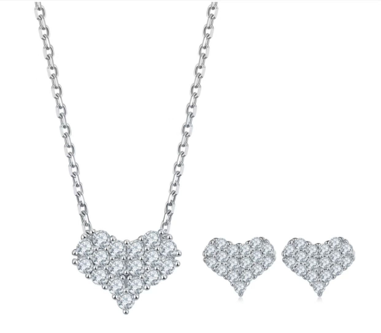 Moissanite set-Love Series