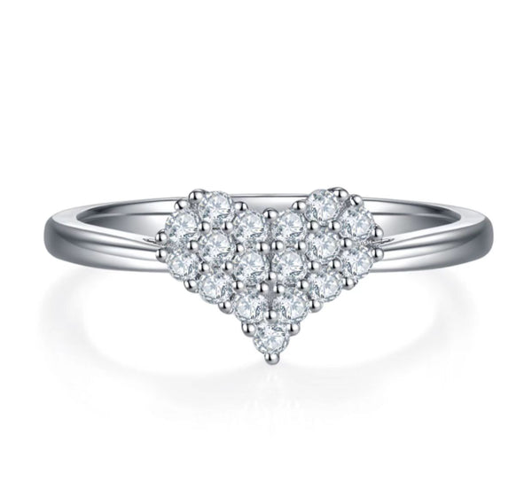 Moissanite Ring-Love Series